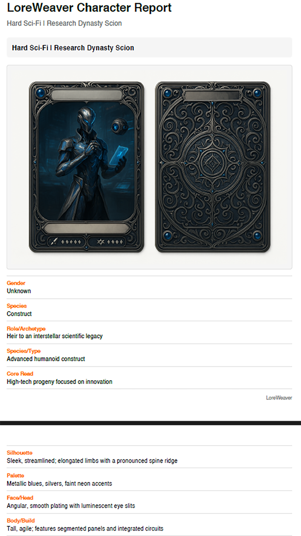 Card art result screen
